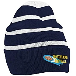 Striped Cuff Beanie