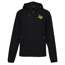 Lightweight Hooded Colorblock Soft Shell Jacket - Men's