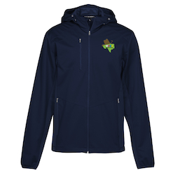 Lightweight Hooded Colorblock Soft Shell Jacket - Men's