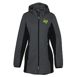 Lightweight Hooded Colorblock Soft Shell Jacket - Ladies'
