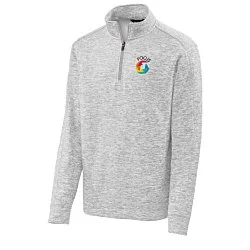 Voltage 1/4-Zip Heather Pullover - Embroidered