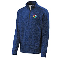 Voltage 1/4-Zip Heather Pullover - Embroidered