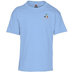 Hanes Essential-T T-Shirt - Youth - Embroidered - Colors