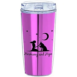 Metallic Ringo Travel Tumbler - 18 oz.