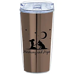 Metallic Ringo Travel Tumbler - 18 oz.