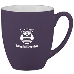 Duo-Tone Bistro Ceramic Mug - 16 oz.