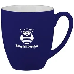 Duo-Tone Bistro Ceramic Mug - 16 oz.