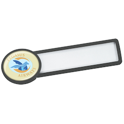 Stellar Name Tag - Oval - Magnet Back