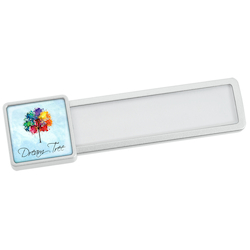 Stellar Name Tag - Square - Magnet Back