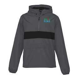 Hooded 1/2-Zip Anorak Pullover