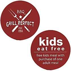 Plastic Nickel - Kids Eat Free