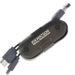 3-in-1 Cable Wrap with Phone Stand