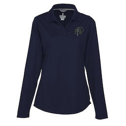 Dade Textured Performance LS Polo - Ladies'
