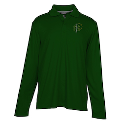 Dade Textured Performance LS Polo - Men's