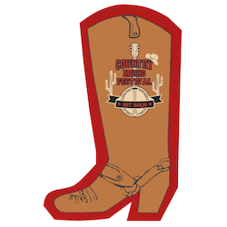 Cushioned Jar Opener - Cowboy Boot - Full Color