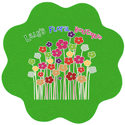 Cushioned Jar Opener - Flower - Full Color
