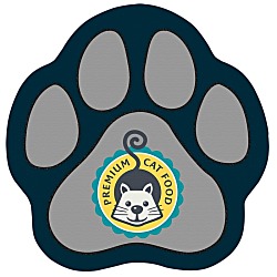 Cushioned Jar Opener - Paw - Full Color