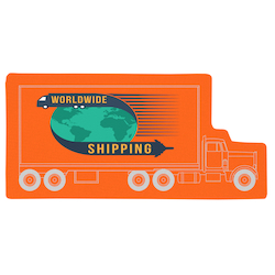 Cushioned Jar Opener - Tractor Trailer - Full Color
