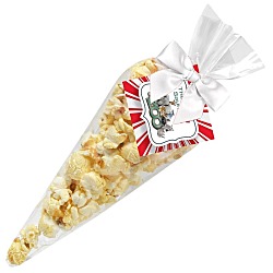 Butter Popcorn Cone Bags - Small