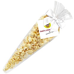 Butter Popcorn Cone Bags - Large