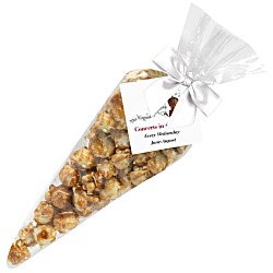 Caramel Popcorn Cone Bags - Small