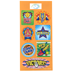 Super Kid Sticker Sheet - Sports Fun