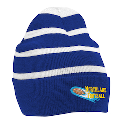 Striped Cuff Beanie - 24 hr