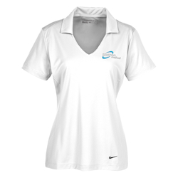 Nike Performance Vertical Mesh Polo - Ladies' - Embroidered - 24 hr