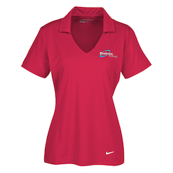Nike Performance Vertical Mesh Polo - Ladies' - Embroidered - 24 hr