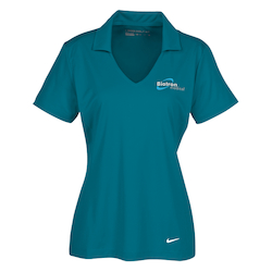 Nike Performance Vertical Mesh Polo - Ladies' - Embroidered - 24 hr