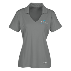 Nike Performance Vertical Mesh Polo - Ladies' - Embroidered - 24 hr
