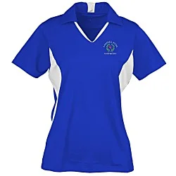 Side Blocked Micropique Sport-Wick Polo - Ladies' - Embroidered - 24 hr
