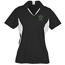 Side Blocked Micropique Sport-Wick Polo - Ladies' - Embroidered - 24 hr