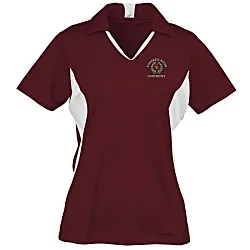 Side Blocked Micropique Sport-Wick Polo - Ladies' - Embroidered - 24 hr