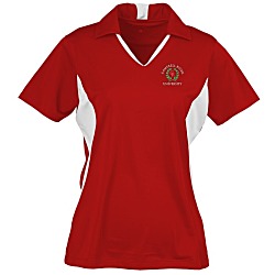 Side Blocked Micropique Sport-Wick Polo - Ladies' - Embroidered - 24 hr