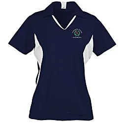 Side Blocked Micropique Sport-Wick Polo - Ladies' - Embroidered - 24 hr