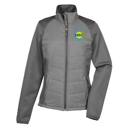 Quilted Hybrid Soft Shell Jacket - Ladies' - 24 hr
