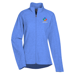 Heathered Microfleece Jacket - Ladies' - 24 hr