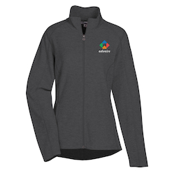 Heathered Microfleece Jacket - Ladies' - 24 hr