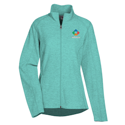 Heathered Microfleece Jacket - Ladies' - 24 hr