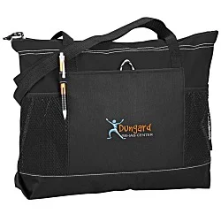 Select Zippered Tote - Embroidered - 24 hr