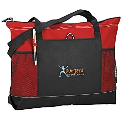 Select Zippered Tote - Embroidered - 24 hr