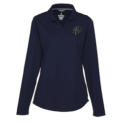 Dade Textured Performance LS Polo - Ladies' - 24 hr