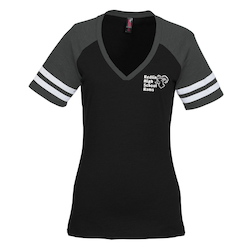 Varsity V-Neck T-Shirt - Ladies'
