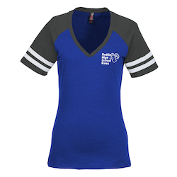 Varsity V-Neck T-Shirt - Ladies'