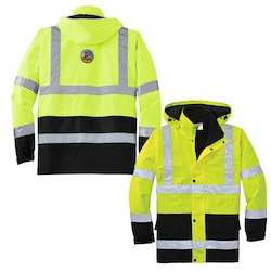 High Visibility Safety Waterproof Parka