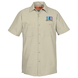 Red Kap Technician Short Sleeve Work Shirt