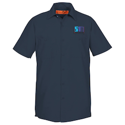 Red Kap Technician Short Sleeve Work Shirt
