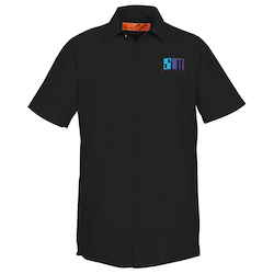 Red Kap Technician Short Sleeve Work Shirt