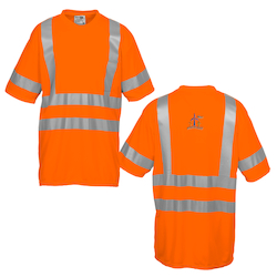 Snag-Resistant Reflective Short Sleeve T-Shirt